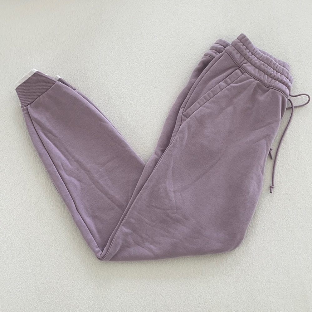 Lavender Adidas Sweatpants